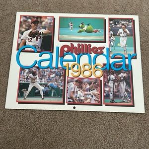 1986 Phillies calendar